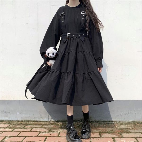 casual dresses 2021 arrival french retro solid long sleeve loose dress harajuku street wear length slim high waist women pleated, Black;gray
casual dresses 2021 arrival french retro solid long sleeve loose dress harajuku street wear length slim high waist women pleated, Black;gray