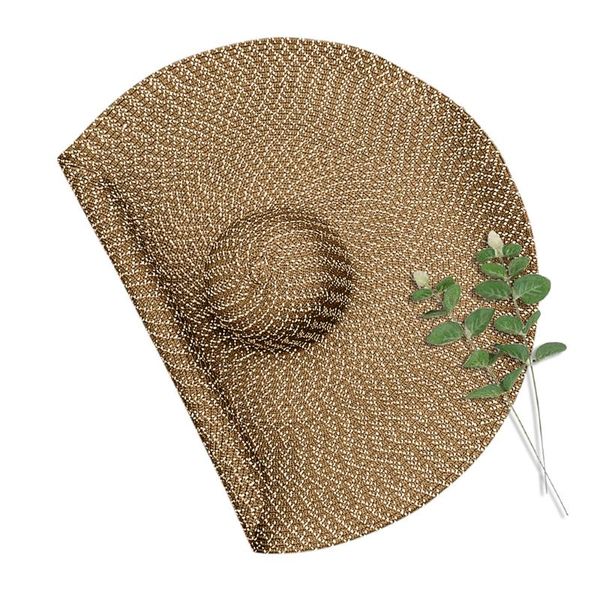 wide brim hats fashion women straw oversized beach uv protection caps large hat foldable sunhats ll2, Blue;gray
wide brim hats fashion women straw oversized beach uv protection caps large hat foldable sunhats ll2, Blue;gray