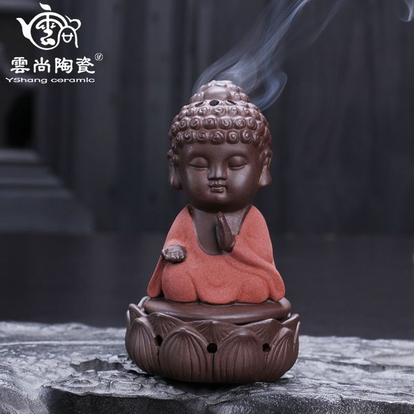 creative ceramic incense burner little monk sandalwood incense burner buddha ornaments
creative ceramic incense burner little monk sandalwood incense burner buddha ornaments