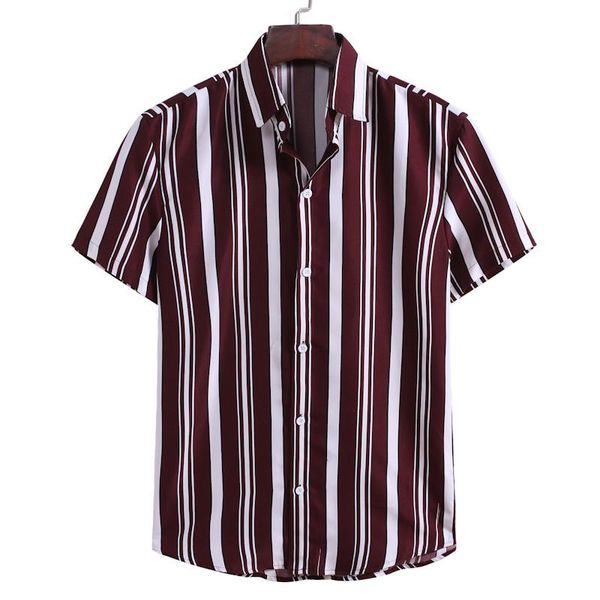 men's casual shirts mens summer striped business short sleeve lapel breathable blouse brand party dress streetwear vacation, White;black
men's casual shirts mens summer striped business short sleeve lapel breathable blouse brand party dress streetwear vacation, White;black