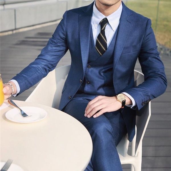men's suits & blazers mr. lu san's homemade gaoding exquisite slim blue suit, White;black
men's suits & blazers mr. lu san's homemade gaoding exquisite slim blue suit, White;black