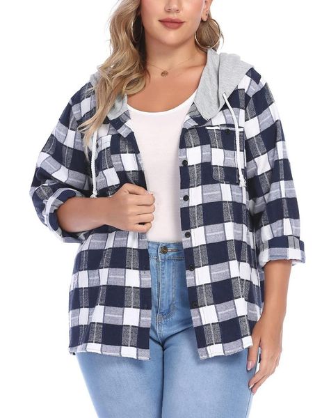 women's hoodies & sweatshirts 2021 autumn and winter plaid single breasted long sleeve loose women donsignet, Black
women's hoodies & sweatshirts 2021 autumn and winter plaid single breasted long sleeve loose women donsignet, Black