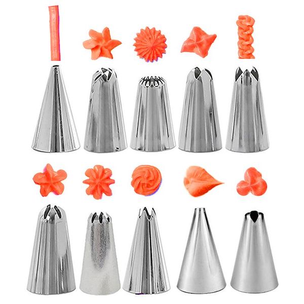 baking & pastry tools 18pcs/set kitchen accessories icing piping cream bag stainless steel nozzle set diy cake decorating tips
baking & pastry tools 18pcs/set kitchen accessories icing piping cream bag stainless steel nozzle set diy cake decorating tips