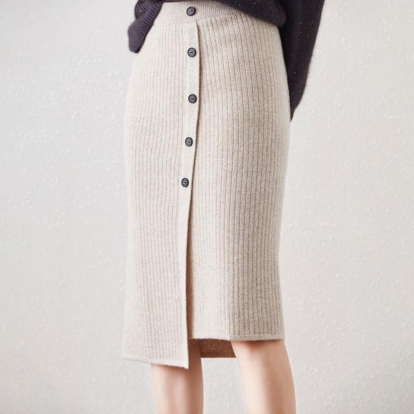 100% pure wool knitted skirts more female in long skirt of tall waist 2021 autumn winters split package hip one pace, Black
100% pure wool knitted skirts more female in long skirt of tall waist 2021 autumn winters split package hip one pace, Black