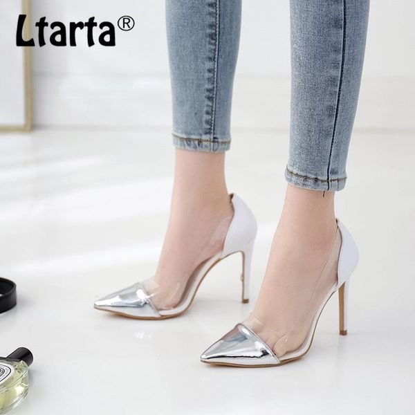 dress shoes ltarta 2021 fashionable professional women's color matching pointed transparent stiletto heel pumps cwf, Black
dress shoes ltarta 2021 fashionable professional women's color matching pointed transparent stiletto heel pumps cwf, Black