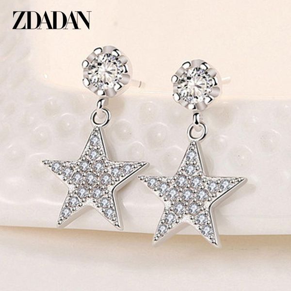 dangle & chandelier zdadan 2021 arrival star zircon small earrings for women fashion wedding party jewelry gift, Silver
dangle & chandelier zdadan 2021 arrival star zircon small earrings for women fashion wedding party jewelry gift, Silver