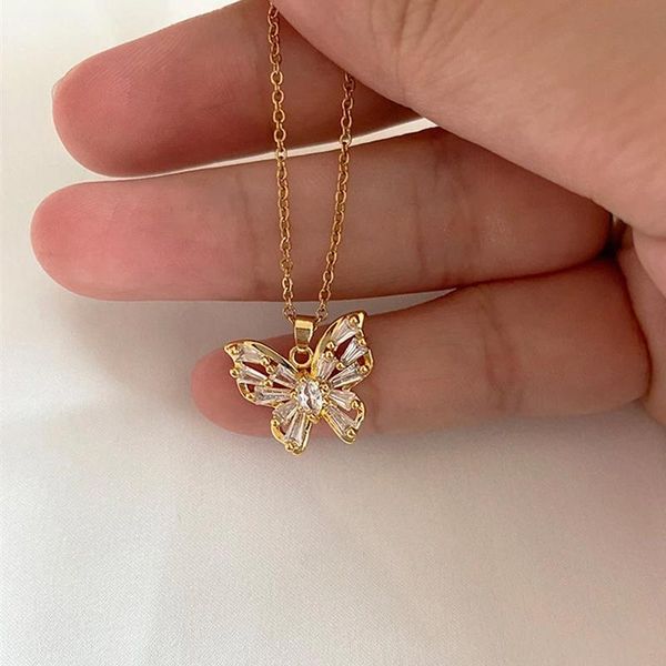 pendant necklaces cute zircon butterfly necklace long chain choker for women fashion fine jewelry girl gift bff, Silver
pendant necklaces cute zircon butterfly necklace long chain choker for women fashion fine jewelry girl gift bff, Silver