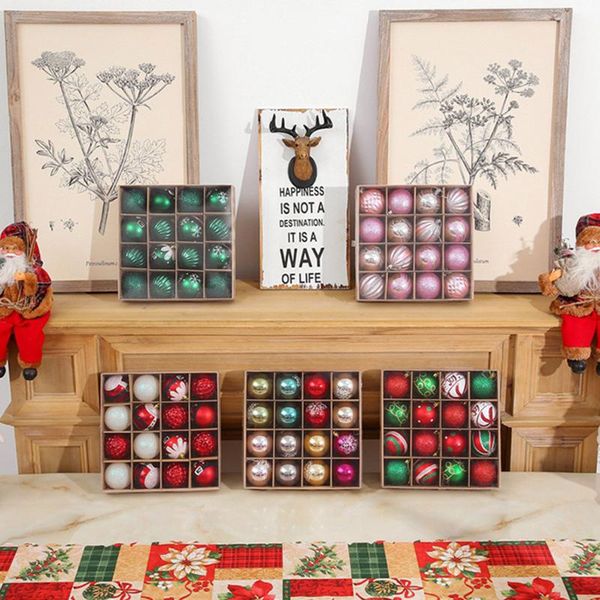 party decoration 16pcs christmas tree pendants decorative hanging baubles balls ornaments glitter colorful xmas home supplies
party decoration 16pcs christmas tree pendants decorative hanging baubles balls ornaments glitter colorful xmas home supplies