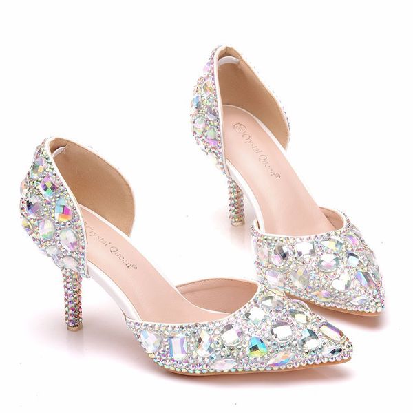 dress shoes big diamond wedding pumps 7.5cm thin heels pointed hollow slip-on women prom dress shoes size 35-41 jgx7, Black
dress shoes big diamond wedding pumps 7.5cm thin heels pointed hollow slip-on women prom dress shoes size 35-41 jgx7, Black