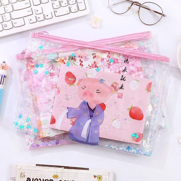 storage bag transparent a4 zipper sandpaper file large capacity student stationery test paper folder11
storage bag transparent a4 zipper sandpaper file large capacity student stationery test paper folder11