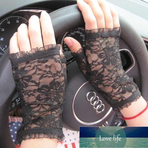 women' lace summer black white thin lace short driving sunscreen gloves bridal wedding gloves, Blue;gray
women' lace summer black white thin lace short driving sunscreen gloves bridal wedding gloves, Blue;gray