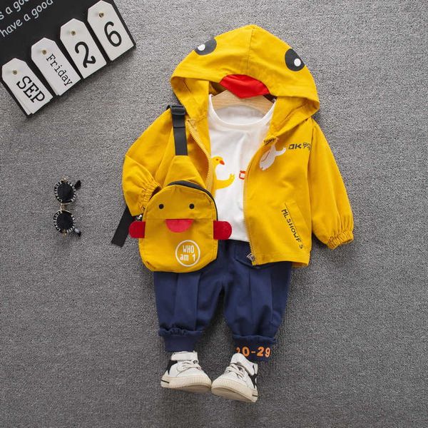 children spring autumn baby boys girls clothes cartoon jacket hoodies t-shirt pants bags 4pcs/sets infant kid fashion tracksuits x0902, White
children spring autumn baby boys girls clothes cartoon jacket hoodies t-shirt pants bags 4pcs/sets infant kid fashion tracksuits x0902, White