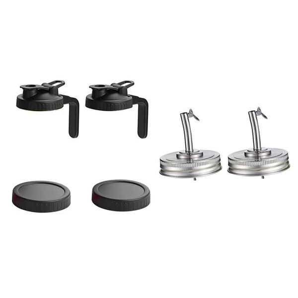 kitchen storage & organization 2 pcs jar oil spout lid pour dispenser 1 set wide mouth mason lids
kitchen storage & organization 2 pcs jar oil spout lid pour dispenser 1 set wide mouth mason lids