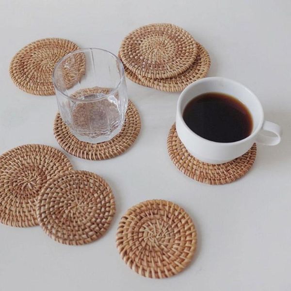 mats & pads 6 pieces of rattan dining table insulation set anti-scalding pad hand-woven 8*0.5cm and heat s4m9
mats & pads 6 pieces of rattan dining table insulation set anti-scalding pad hand-woven 8*0.5cm and heat s4m9