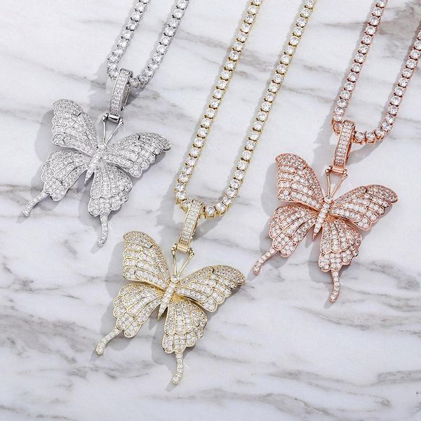 chokers luxurious cubic zirconia butterfly necklaces pendants trendy crystal animals chains hiphop jewelry party gift, Golden;silver
chokers luxurious cubic zirconia butterfly necklaces pendants trendy crystal animals chains hiphop jewelry party gift, Golden;silver