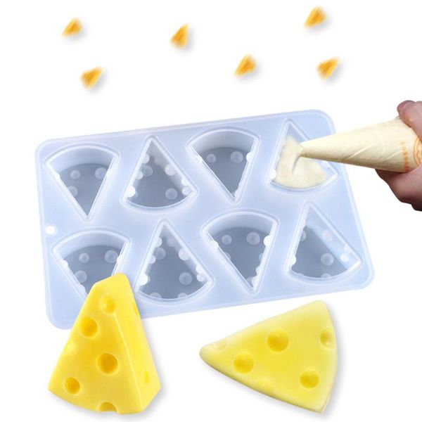 est cheese shape silicone mold 8 grids mousse for kitchen baking 3d cake candy or dessert moulds
est cheese shape silicone mold 8 grids mousse for kitchen baking 3d cake candy or dessert moulds