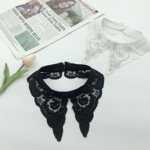 bow ties women shirt fake detachable collars fashion handmade beads woman lapel blouse clothes formal dress false, Black;gray
bow ties women shirt fake detachable collars fashion handmade beads woman lapel blouse clothes formal dress false, Black;gray