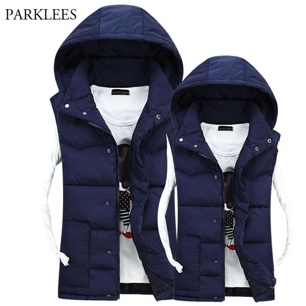 men's vests winter mens vest autumn casual sleeveless hooded waistcoat solid slim warm hommes veste hat detachable men/women jacket 5xl, Black;white
men's vests winter mens vest autumn casual sleeveless hooded waistcoat solid slim warm hommes veste hat detachable men/women jacket 5xl, Black;white