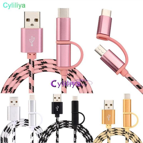 audio cables & connectors 300pcs type c and micro usb 2 in 1 metal braided type-c cable fast charge 2a data sync for lg g5 s8
audio cables & connectors 300pcs type c and micro usb 2 in 1 metal braided type-c cable fast charge 2a data sync for lg g5 s8