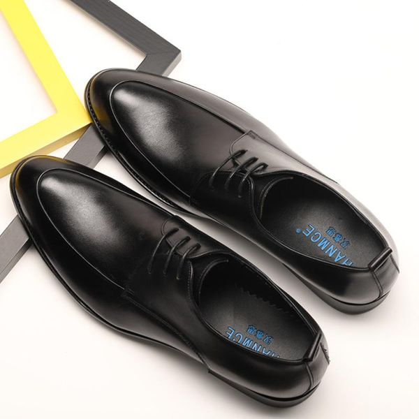 dress shoes men genuine leather british style lace up pointed toe handmade office formal wedding party oxford for f79, Black
dress shoes men genuine leather british style lace up pointed toe handmade office formal wedding party oxford for f79, Black