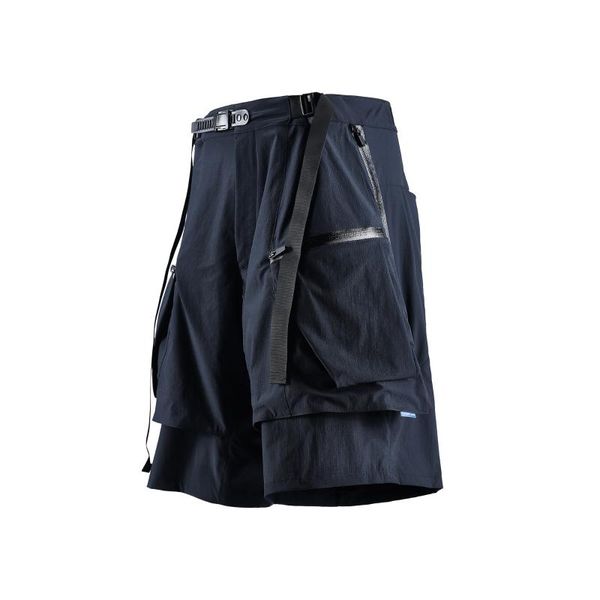 men's shorts reindee lusion 21ss 3d zipper bag outdoor apron functional equipment techwear hidden molle, White;black
men's shorts reindee lusion 21ss 3d zipper bag outdoor apron functional equipment techwear hidden molle, White;black