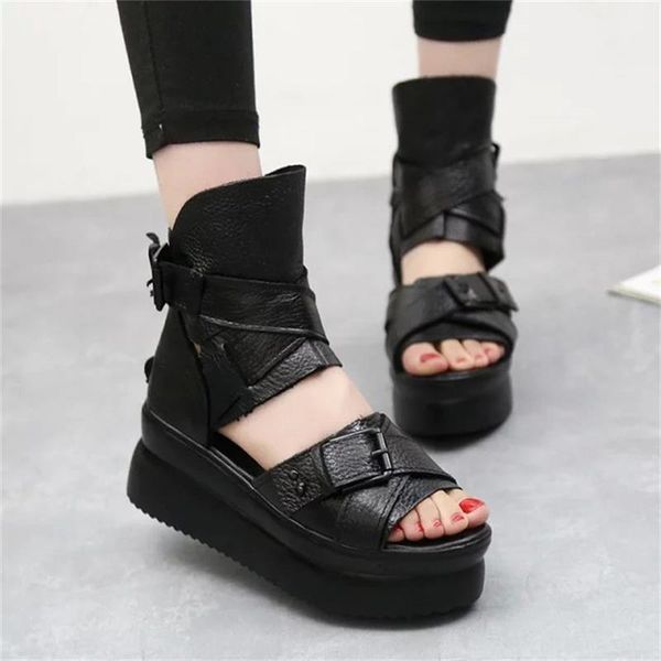 boots wedge shoes zipper rivets lolita high heel elegant large size rubber summer ladies microfiber rome scandals solid peep toe, Black
boots wedge shoes zipper rivets lolita high heel elegant large size rubber summer ladies microfiber rome scandals solid peep toe, Black