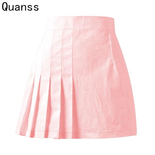 skirts quanss 2021 fashion summer white preppy style student short skirt girl high waist zipper casual mini women jupe wzq15, Black
skirts quanss 2021 fashion summer white preppy style student short skirt girl high waist zipper casual mini women jupe wzq15, Black