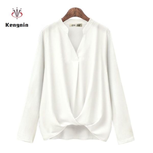 women's blouses & shirts 2021 spring summer women long sleeve blouse plus size xl- 5xl female european style v neck brand clothes blau, White
women's blouses & shirts 2021 spring summer women long sleeve blouse plus size xl- 5xl female european style v neck brand clothes blau, White