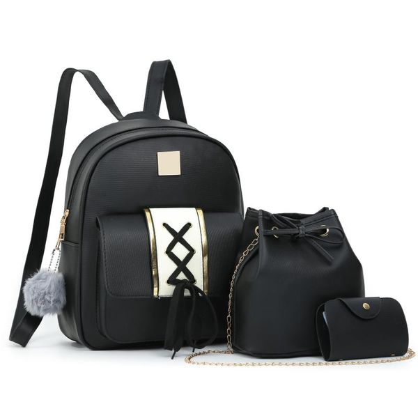 backpack allkaci women pu leather backpacks school bags for teenage girls travel bag ladies shoulder 3 pieces set bag50
backpack allkaci women pu leather backpacks school bags for teenage girls travel bag ladies shoulder 3 pieces set bag50