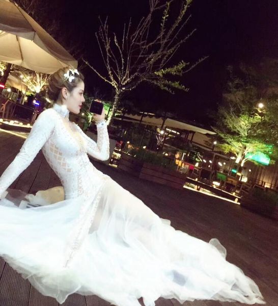 casual dresses stage white long dress sparkling crystals nightclub party clothing wear costume bling women outfit birthday clothes, Black;gray
casual dresses stage white long dress sparkling crystals nightclub party clothing wear costume bling women outfit birthday clothes, Black;gray