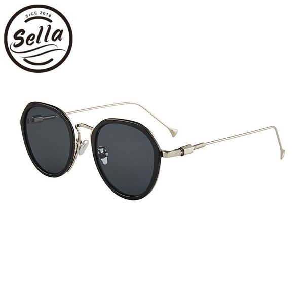 sunglasses sella classic vintage women round alloy frame cat eye shade for anti-blue lens clear glasses eyewear, White;black
sunglasses sella classic vintage women round alloy frame cat eye shade for anti-blue lens clear glasses eyewear, White;black