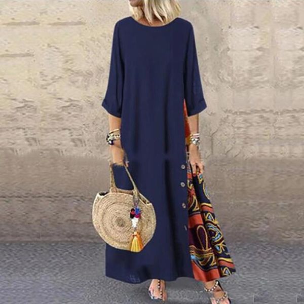 casual dresses women's vintage round neck stitched long dress for women 2021 boho woman striped print, Black;gray
casual dresses women's vintage round neck stitched long dress for women 2021 boho woman striped print, Black;gray