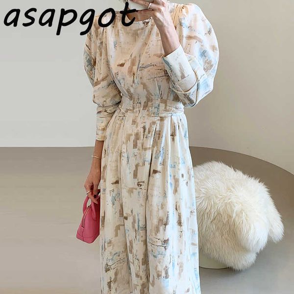 korea chic elegant round neck geometric print dress women lace up waist over knee mid length lantern sleeve dress retro vestido 210610, Black;gray
korea chic elegant round neck geometric print dress women lace up waist over knee mid length lantern sleeve dress retro vestido 210610, Black;gray