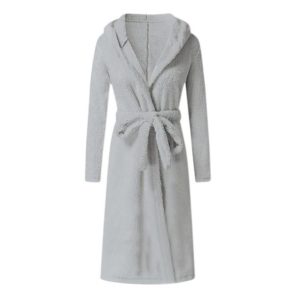 women's sleepwear sleeprobe for ladies fashion solid color winter plush lengthened shawl bathrobe home clothes long sleeved robe coat, Black;red
women's sleepwear sleeprobe for ladies fashion solid color winter plush lengthened shawl bathrobe home clothes long sleeved robe coat, Black;red