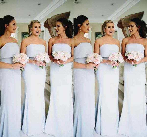 2021 mermaid bridesmaid dresses strapless stain dresses floor length sleeveless for wedding party bridesmaid gowns, White;pink
2021 mermaid bridesmaid dresses strapless stain dresses floor length sleeveless for wedding party bridesmaid gowns, White;pink