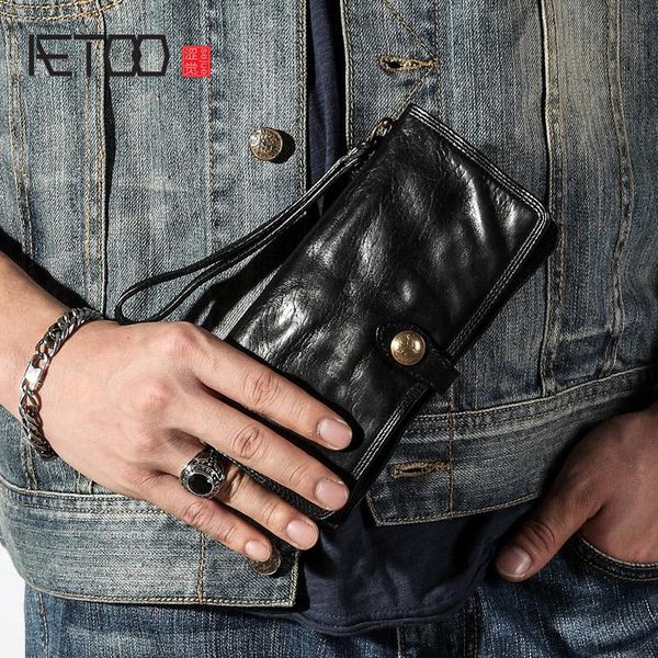 leather men's long wallet, multi-card pocket retro buckle personality youth wallet wallets, Red;black
leather men's long wallet, multi-card pocket retro buckle personality youth wallet wallets, Red;black
