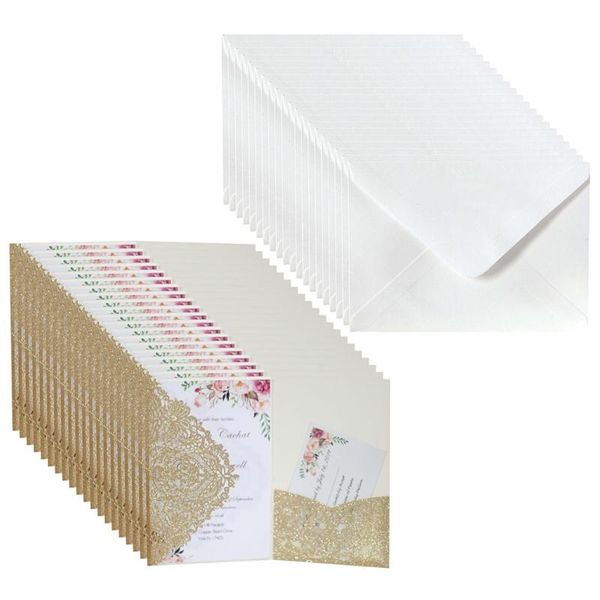 greeting cards 29ea 20pcs glitter hollow invitations with envelopes for wedding invite bridal shower engagement party supplies
greeting cards 29ea 20pcs glitter hollow invitations with envelopes for wedding invite bridal shower engagement party supplies