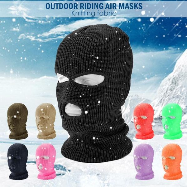 full face cover mask three 3 hole balaclava knit hat army tactical cs winter ski cycling beanie scarf warm masks caps, Black
full face cover mask three 3 hole balaclava knit hat army tactical cs winter ski cycling beanie scarf warm masks caps, Black