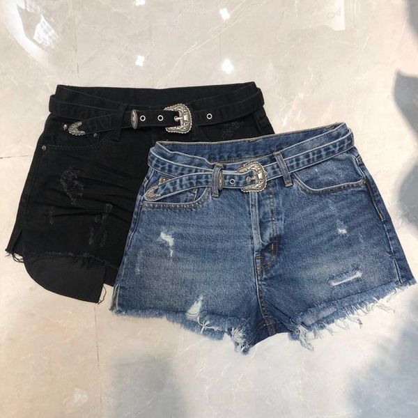 women's jeans women 2021 belt high waist denim shorts, Blue
women's jeans women 2021 belt high waist denim shorts, Blue
