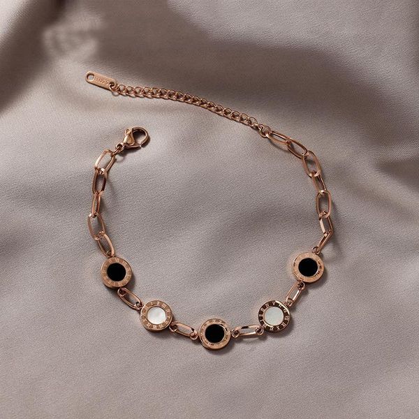 classic roman digital titanium steel bracelet for woman 2021 fashion korean jewelry party luxury girls high-grade charm bracelets, Golden;silver
classic roman digital titanium steel bracelet for woman 2021 fashion korean jewelry party luxury girls high-grade charm bracelets, Golden;silver
