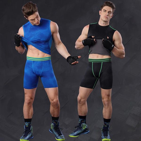 running shorts arrival fitness men folks compression tight european style for male knee length elastic, Black;blue
running shorts arrival fitness men folks compression tight european style for male knee length elastic, Black;blue