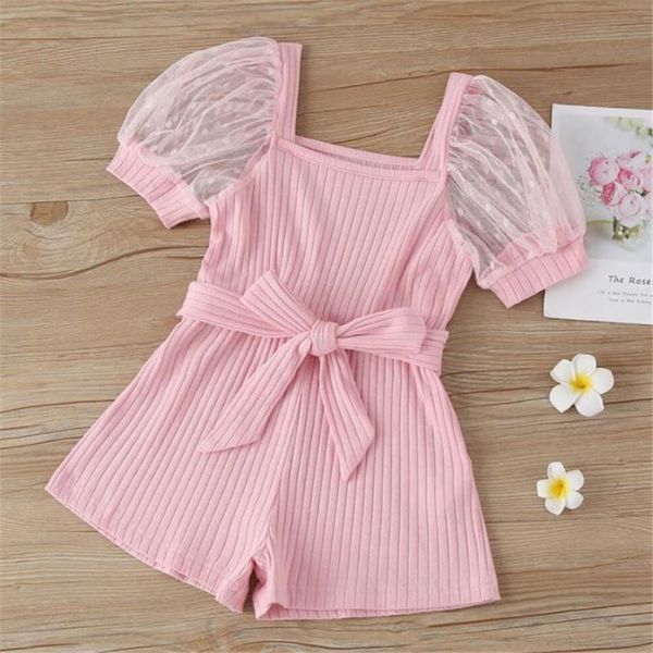 jumpsuits children solid color ribbed romper girls short puff sleeve square collar jumpsuit with waistband overalls 18m-6y, Blue
jumpsuits children solid color ribbed romper girls short puff sleeve square collar jumpsuit with waistband overalls 18m-6y, Blue