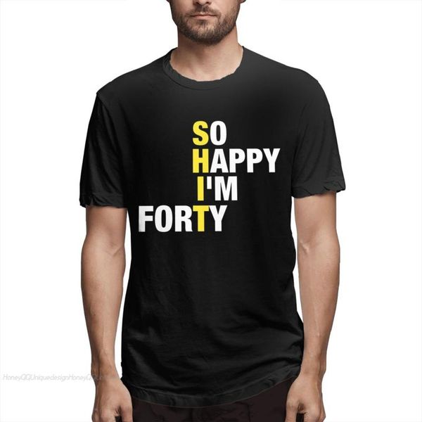 men's t-shirts 40 years old in 1981 tshirt so happy i'm forty old, funny 40th birthday gift unique crewneck cotton for men shirts, White;black
men's t-shirts 40 years old in 1981 tshirt so happy i'm forty old, funny 40th birthday gift unique crewneck cotton for men shirts, White;black