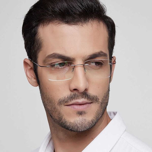 frameless pure titanium spectacle frame super elastic thin leg eight hole trimming less flat glasses metal light, White;black
frameless pure titanium spectacle frame super elastic thin leg eight hole trimming less flat glasses metal light, White;black