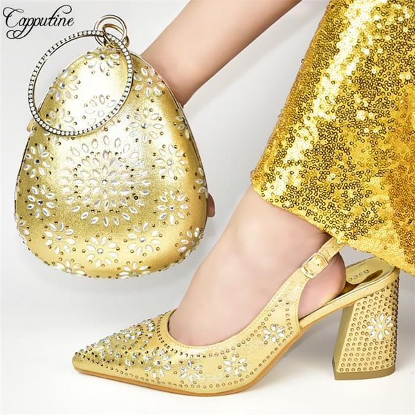 dress shoes luxury gold women matching with bag set italian design african pumps and purse ladies sandals clutch 777-3 9cm, Black
dress shoes luxury gold women matching with bag set italian design african pumps and purse ladies sandals clutch 777-3 9cm, Black