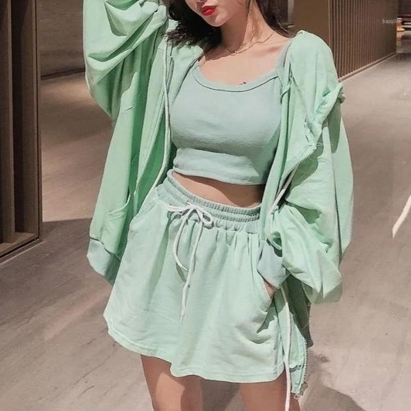yoga outfit women's tracksuits 3 pcs/set summer long sleeve jackets quick dry tank high waist fitness shorts gym workout set 2021
yoga outfit women's tracksuits 3 pcs/set summer long sleeve jackets quick dry tank high waist fitness shorts gym workout set 2021