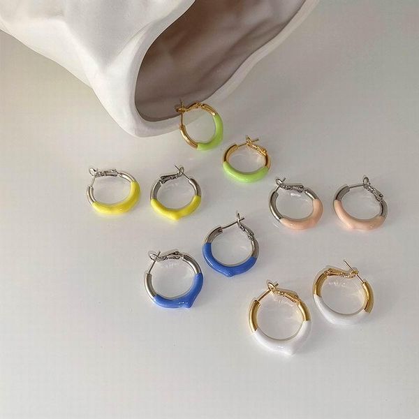 hoop & huggie fashion color-jointed metallic circle earrings personality statement jewelry round earings wholesale, Golden;silver
hoop & huggie fashion color-jointed metallic circle earrings personality statement jewelry round earings wholesale, Golden;silver
