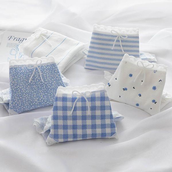 women's panties japanese starry sky blue cute underwear mid-waist lace bow thin ladies cotton crotch striped floral, Black;pink
women's panties japanese starry sky blue cute underwear mid-waist lace bow thin ladies cotton crotch striped floral, Black;pink