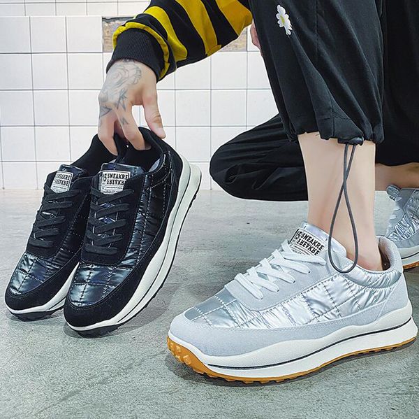 men tide casual shoes patchwork man autumn winter street fashionable lace-up sneakers sport shoes, Black
men tide casual shoes patchwork man autumn winter street fashionable lace-up sneakers sport shoes, Black