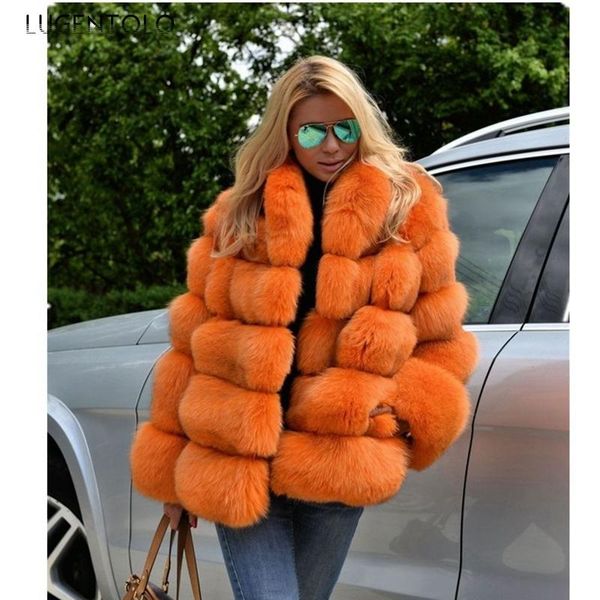 women's fur & faux women winter warm coat luxury hair long sleeve jacket elegant short cardigan solid lady coats lugentolo, Black
women's fur & faux women winter warm coat luxury hair long sleeve jacket elegant short cardigan solid lady coats lugentolo, Black